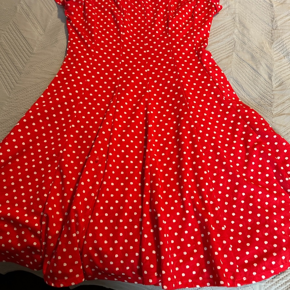 Danny and Nicole Dress Red Polka Dot Dress